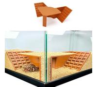 Hermit Crab Accessories Modular Climbing Toys, Underground Hideout Cave and Tunnel System, Adjustable Hermit Crab Climbing Toys for Terrarium Reptile Tank