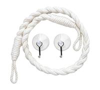 Hermit Crab Climbing Toy - Cotton Rope Habitat Accessories with Strong Suction Cups, Hairy Grip Exercise Decor that Promotes Motion Exploration | Reptile Pool Gecko Snake Klei