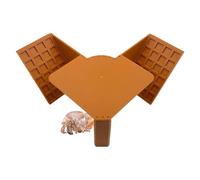 Hermit Crab Climbing Toy Stand - Reptile Hideaway Tank Accessories - Hermit Crab Underground Habitat and Climbing Toy,for Playing Feeding Entertainment Relaxing Sleeping Geckos Hamsters Turtle Frogs L