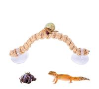 Hermit Crab Climbing Toys, Hermit Crab Rope Bridge,Vines Bridge Reptile Toys Ladder | Crab Toys Habitat Decor for Geckos, Lizards, Snakes, Tree Frogs, Spiders