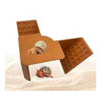 Hermit Crab Hideaway | Reptile Hideaway Tank Decor - Hermit Crab Climbing Toy Corner Stand,for Relaxing Sleeping Geckos Hamsters Turtle Frogs Lizards Snake