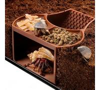 Hermit Crab House, Climbing and Hiding House, Underground Hut Hermit Crabs with Double Food | For Watching and Feeding Pets