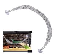 Hermit Crab Ladder Rope Terrarium Vines Reptile Net Tank Setup Hammock Gecko Snake Lizard Game Climbing Cage Jungle Habitat Accessory Enclosure Toy Enrichment Natural Jute