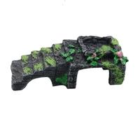 Hermit Crab Toys for Tank | Hermit Crab Habitat Climbing Toy with Water Bowl | Decorative Reptiles Tank Ramp for Relaxing Hamsters Sleeping Playing Geckos Frogs Feeding Enclosure