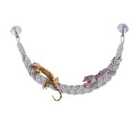 Hermit Crab Toys - Jute Rope Material | Climbing Ladder for Hermit Crabs, Tree Frogs, Crested Geckos | Fun Climbing Equipment for Reptile Habitats, Snakes, and More