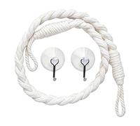 Hermit Crab Toys Rope Bridge for Habitat Enrichment Suction Mount Climber and Flexible Fibre Pathway with Suspended Crossing Design for Terrarium, Vivarium, Reptile and Amphibian