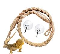 Hermit Crab Toys,with Suction Cup Cotton Pet Supplies | Hermit Crab Rope Terrarium Bridge - for Lizard Leopard Gecko Hairy Crested Gecko Tortoise Snake Tree Frog Tarantulas