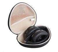 HERMIT SHELL 200907Hermitshell Hard Travel Case for DOQAUS Bluetooth Headphones Over Ear(Only case) (Black+Inner khaki)