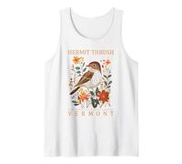 Hermit Thrush Official Vermont State Bird Artwork Tank Top