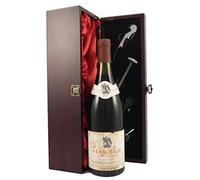 Hermitage Charles Parisot 1974 75cl Vintage Wine in a silk lined wooden box with four wine accessories 1 x 750ml
