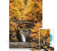Hermitage Dunkeld Jigsaw Puzzle 1000 Piece Calm Game Serene Game Joyful Challenge (50x75cm)