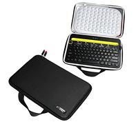 Hermitshell Hard Travel Case for Logitech K480 Multi Device Bluetooth Keyboard - Black Unisex Keyboard Case - Shockproof Protection for Travel and Transport