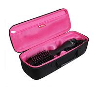 Hermitshell Hard Travel Case for Revlon Salon One-Step Hair Dryer and Volumizer Hot Air Brush (Black + Rose Red)