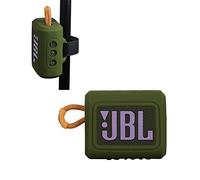Hermitshell Silicone Sleeve is Suitable for JBL GO 4 /JBL GO 3, Waterproof, Portable Speaker (Army Green) (Silicone Cover Only)