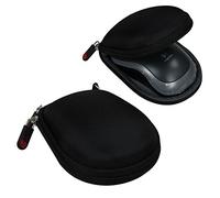 Hermitshell Travel EVA Protective Case Carrying Pouch Cover Bag Compact size with carabiner for Logitech Wireless Mobile Mouse M185 910-002225 M186 M187 910-002726