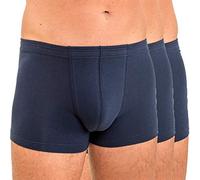 HERMKO 3901 3-pack men's boxer shorts in 100% organic cotton, size:XXX-large, Colour:navy