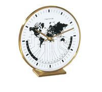 Hermle World-time Brass Table Clock 22704-002100