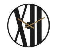 Hermle 30914-742100 50cm Round Black Wall Clock