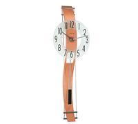Hermle Beechwood Quartz Wall Clock with Swinging Pendulum 70644-382200