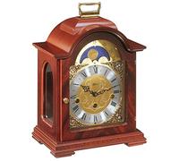 Hermle Debden Mahogany Mechanical Table Clock with Moon Phase 22864-070340