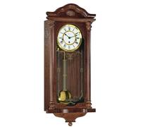 Hermle Fulham Mahogany Westminster Chime Wall Clock 70509-070341
