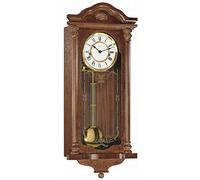Hermle Wall Clock, Wood, Walnut, 67cm x 29cm x 14,5cm