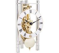Hermle Table Clock, Aluminium, Silver, 19,5cm x 11cm x 9cm