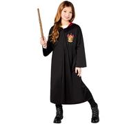 Hermoine Robe Kit Harry Potter Girls Licensed Fancy Dress Costume + Wand