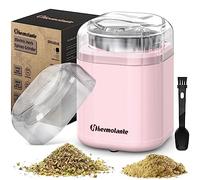 Hermolante - Herb Grinder for Spices, 200W Herb Grinder with Stainless Steel Blade and Cleaning Brush, Compact Size Electric Grinder for Herbs and