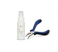Hermosisimo Hair Tape Extensions Remover Set Bonding Remover Extra Strong Extensions Remover Plier 50ml