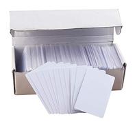 HERNAS 100pcs Rewritable UID Smart Cards, Mi-Fare 1K S50 RFID Cards, White, 13.56MHz PVC Blank Cards for Access Control System, Block 0 Sector, Comply ISO 14443A