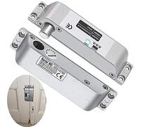 HERNAS DC 12V Electric Mortise Lock, Fail Safe NC Mode Electronic Door Lock, with Adjustment Time Delay, Electric Drop Bolt Lock for Door Access Control