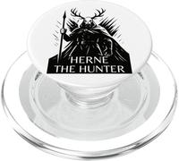 HERNE THE HUNTER (Black)) PopSockets PopGrip for MagSafe
