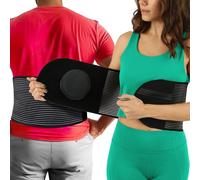 Hernia Belt for Men or Women | C Section Belly Binder & Abdominal Binder | Post Surgery & Pregnancy Tummy Tuck | Hysterectomy, Umbilical Hernia | Postpartum Belly Band & Belly Wrap | (L/XL) 29" - 49"