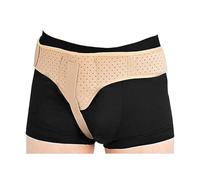 Hernia Belts for Men and Women, Left or Right Side Inguinal Hernia Belt, Adjustable Groin Support Belt with Removable Compression Pads(Size L)