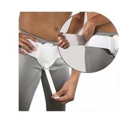 Hernia Protection / Men's Inguinal Hernia Belt / Left or Right / Post-operative Inguinal Hernia Support white