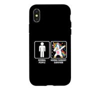 Hernia Surgery Survivor - Hernia Surgery Warrior Recovery Case for iPhone X/XS