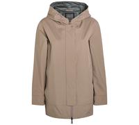 Herno Hooded Brushed Shell Jacket - Taupe - 44 (UK12 / M)