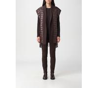 HERNO Long Quilted Wool and Cashmere Blend Gilet with Shawl Collar - Size: L - female