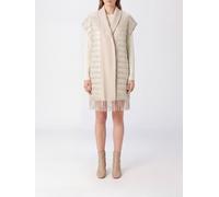 HERNO Long Quilted Wool and Cashmere Blend Gilet with Shawl Collar - Size: S - female
