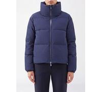 HERNO Short Quilted Nylon Down Jacket with Funnel Neck and Zip Closure - Size: 46 - female