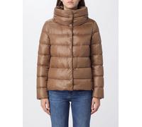 HERNO Short Quilted Ultralight Nylon Down Jacket with High Neck and Drawstring - Size: 42 - female