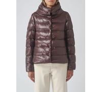 HERNO Short Quilted Ultralight Nylon Down Jacket with High Neck and Drawstring - Size: 48 - female