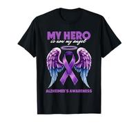 Hero Angel Memory Dementia Alzheimer's Awareness Wings T-Shirt