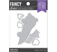 Hero Arts DF211 Peeking Winter Bear Fancy Die