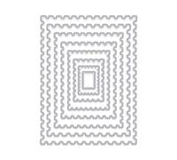 Hero Arts DI345 Infinity Dies, Nesting Postage Stamps