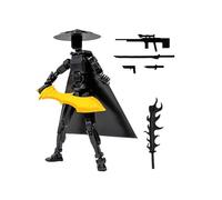 Hero Build Model Kit, Movable Joint Assembly Set, Compact 15cm Figure with Flex System, Durable Abs Craft Structure, Anime Style Display Pose, Kids Gift Play Collection Pack Premium