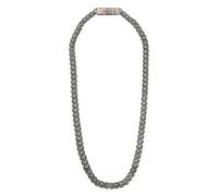 Hero Company Cuban Link Chain for Men - Knights Templar Stainless Steel Men’s Necklace - Helps Pair Veterans with a Service or Shelter Dog