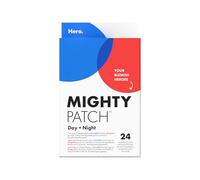 Hero Cosmetics Mighty Patch Day + Night, Hydrocolloid Acne Patches, Absorb gunk from Spots Within 6 Hours, Day & Night Spot Treatment, 24 x Pimple Patches: 12 x Day & 12 x Night.