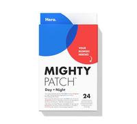 Hero Cosmetics Mighty Patch Day + Night, Hydrocolloid Acne Patches, Absorb gunk from Spots Within 6 Hours, Day & Night Spot Treatment, 24 x Pimple Patches: 12 x Day & 12 x Night.